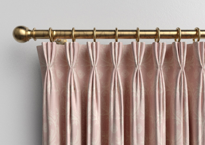 Trellis Prints, Vine and Bloom Rosies Pink - Made to Measure Curtains - Image 11